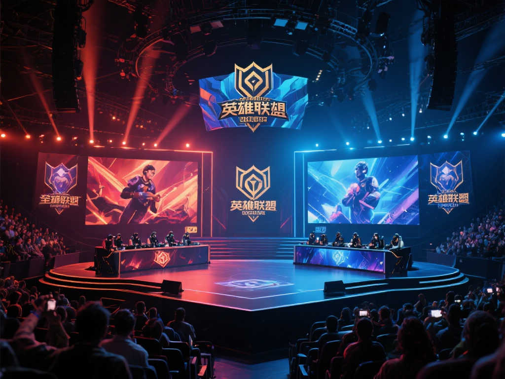 英雄联盟赛事舞美全面升级,沉浸式视效引爆全场 英雄联盟赛事舞美全面升级,沉浸式视效引爆全场